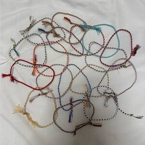Colorful Braided Friendship Bracelets